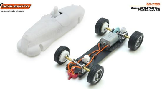 Preview: Scaleauto 1:24 Classic T26SS Bausatz White Kit SC-7150